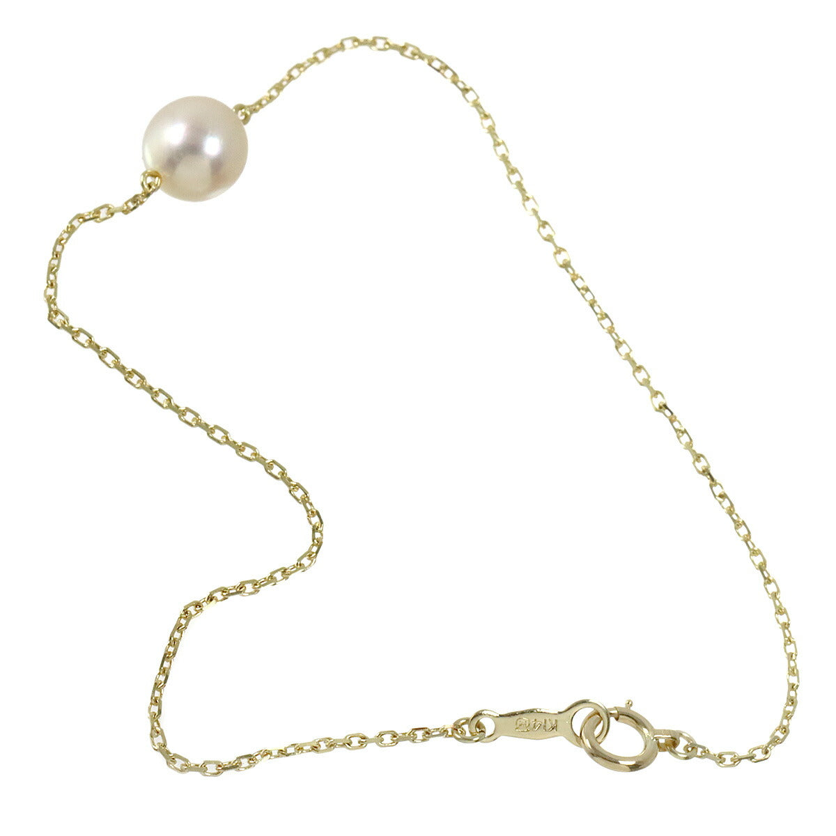 Akoya Pearl 7.2mm Bracelet 14K YG 585