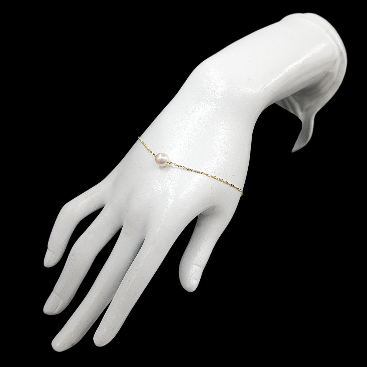 Akoya Pearl 7.2mm Bracelet 14K YG 585