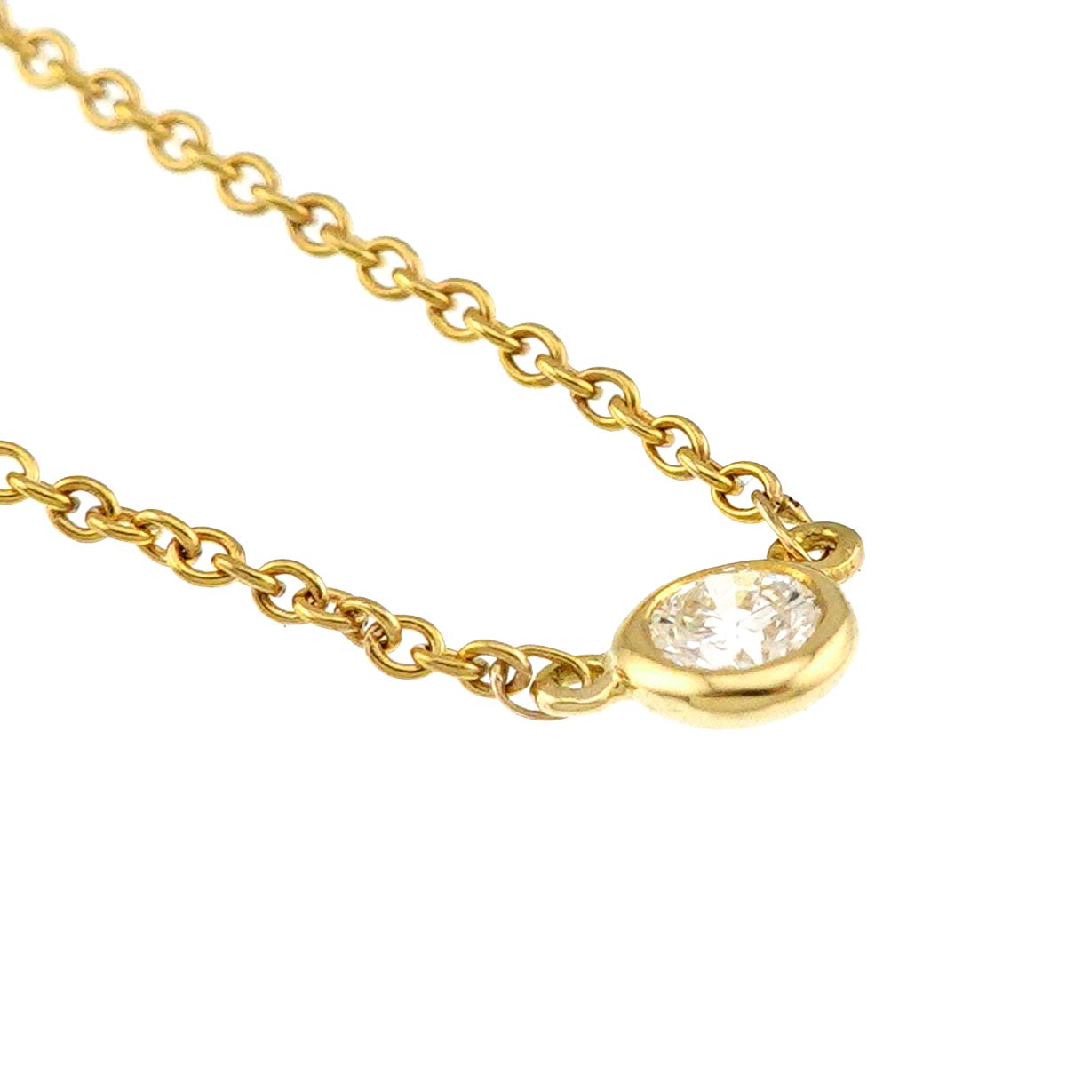 By The Yard Diamond 1P Necklace 18K Yellow Gold 750