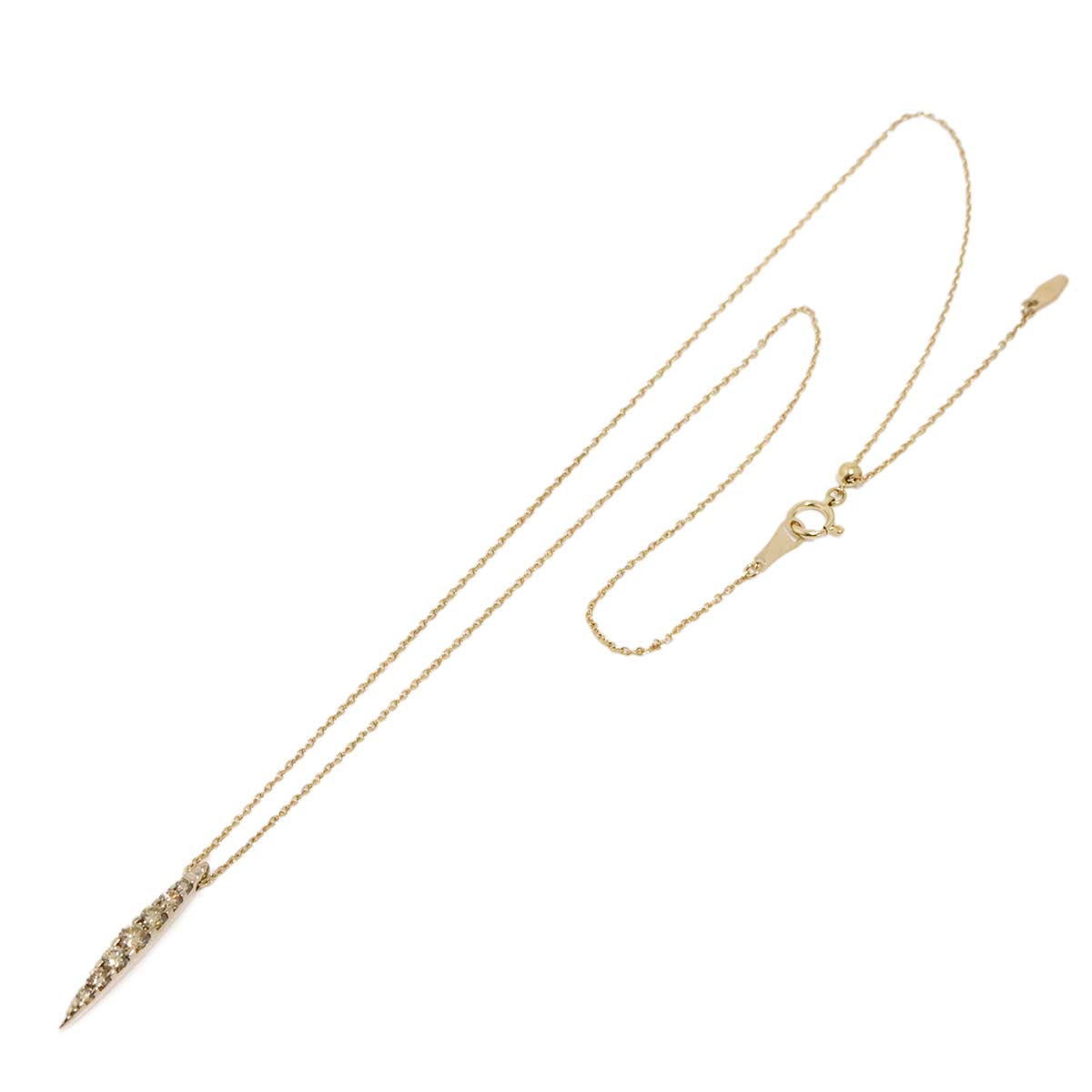 BrownDiamond 0.50ct Necklace 18K Brown Gold 750
