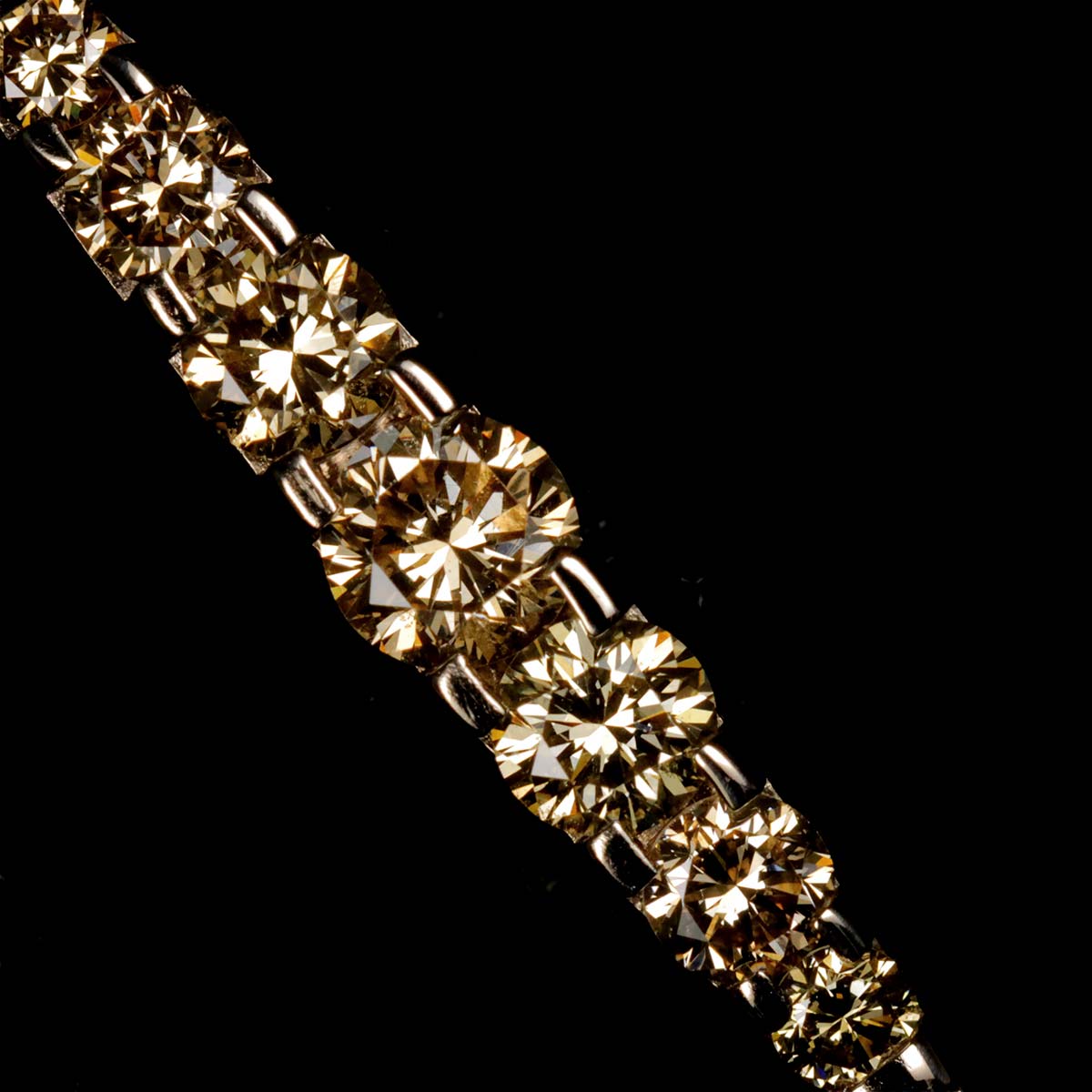 BrownDiamond 0.50ct Necklace 18K Brown Gold 750