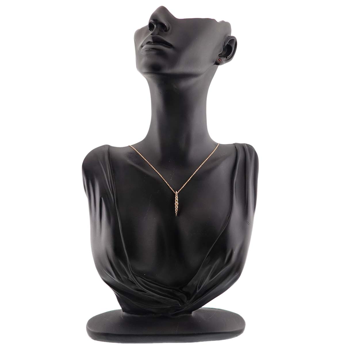 BrownDiamond 0.50ct Necklace 18K Brown Gold 750