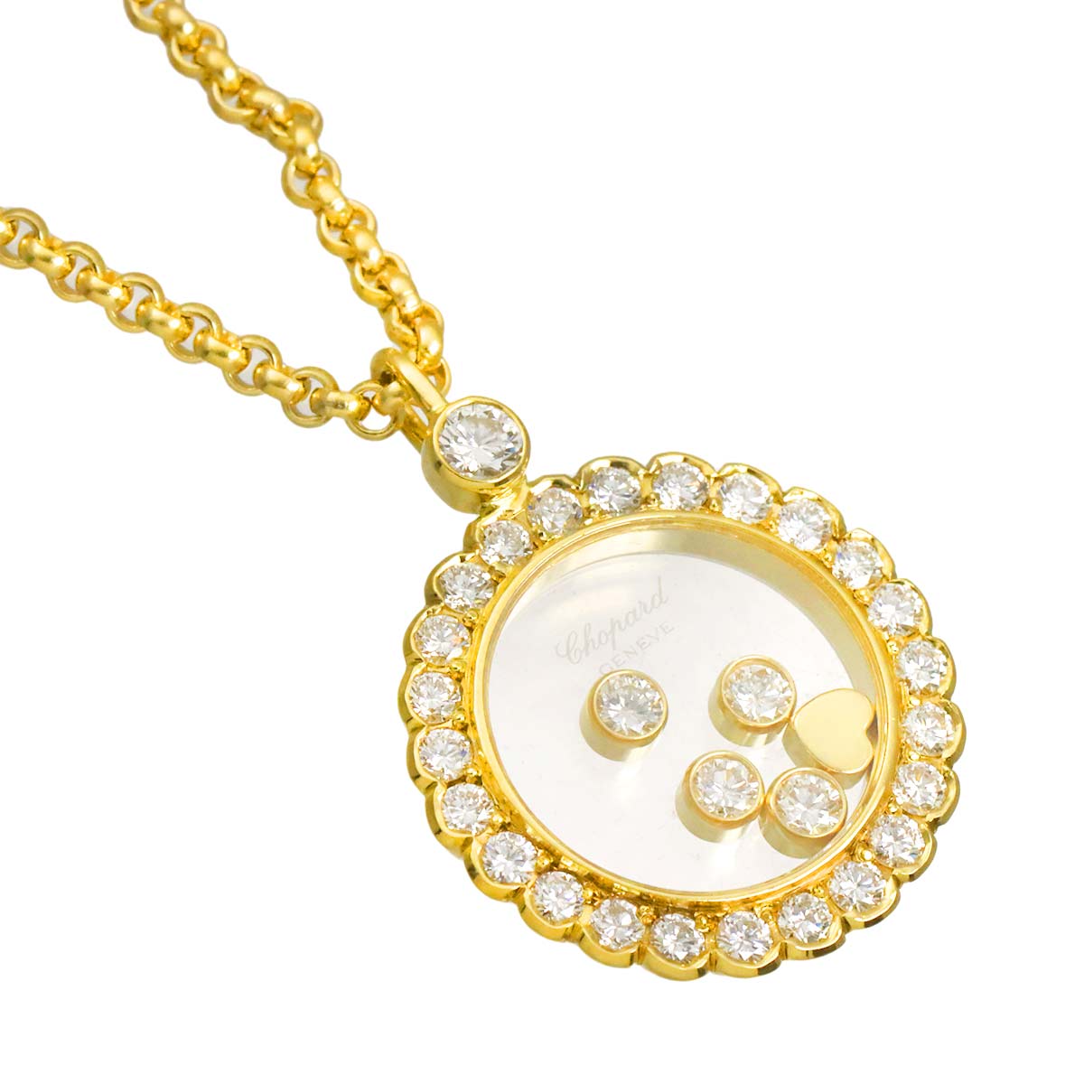 Happy Diamond Necklace 18K Yellow Gold 750