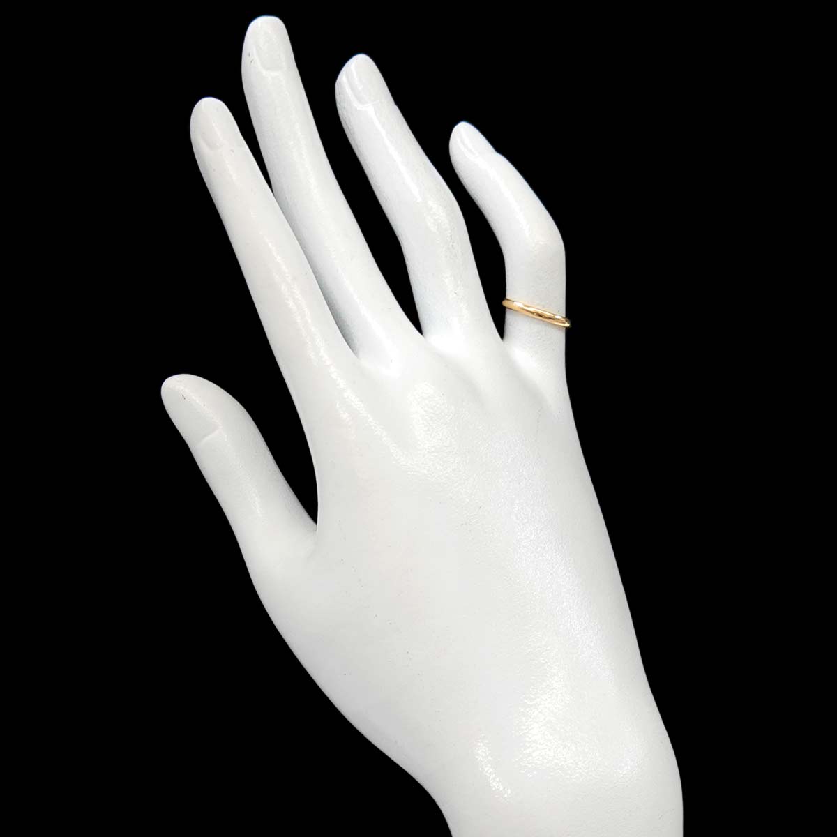 Classic Band Ring 18K Yellow Gold 750 size4-4.5(US)