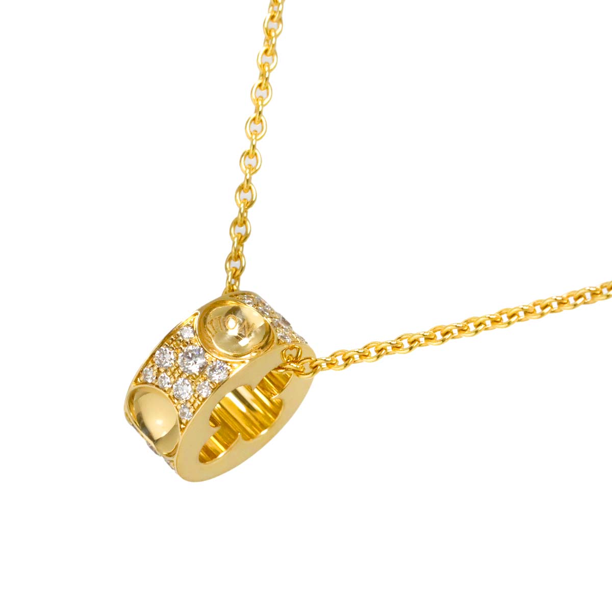 Pandan Tiff Empreinte Diamond Necklace 18K YG 750