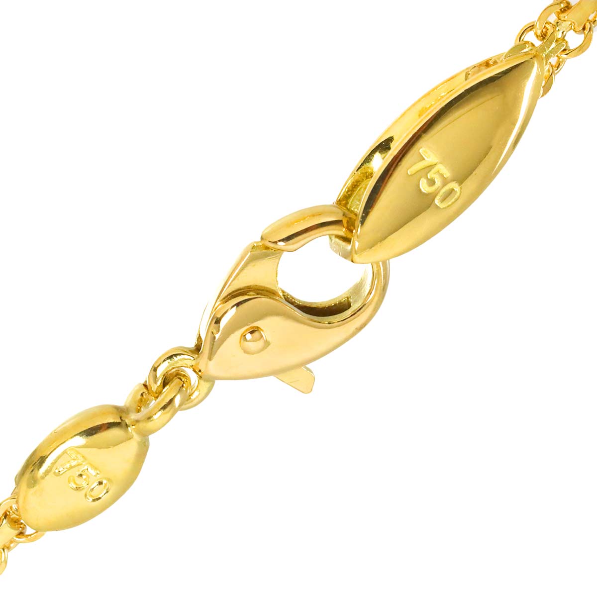 Diamond 0.65ct Necklace 18K YG 750