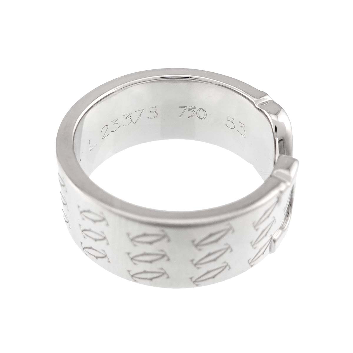 C2 Ring 18K White Gold 750 size53 6-6.25(US)