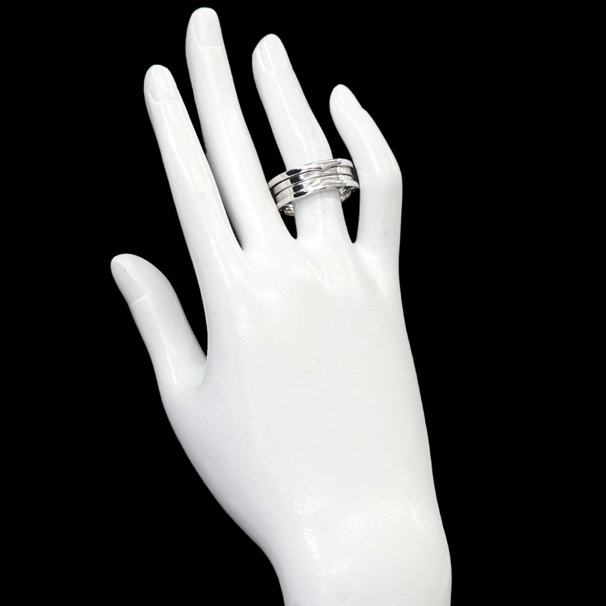 B-ZERO1 3 BAND Ring 18K White Gold 750 Size64 10.25(US)