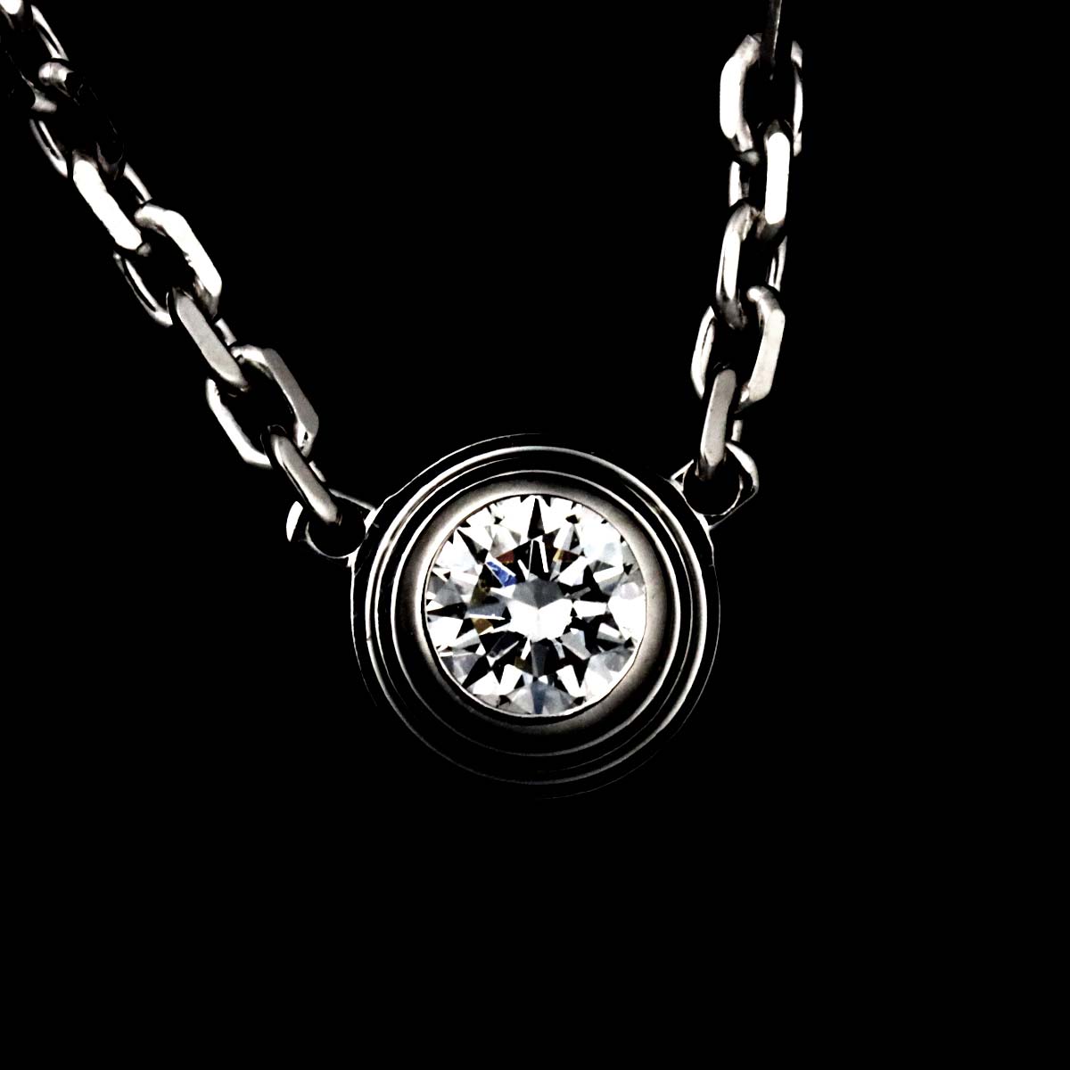 d Amour XS Necklace Diamond Necklace 18K WG 750