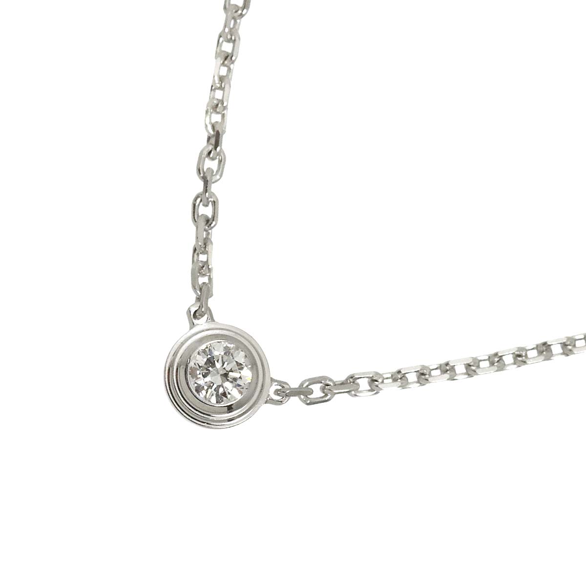 d Amour XS Necklace Diamond Necklace 18K WG 750