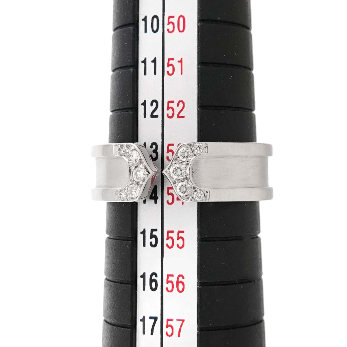 C2 Diamond SM Ring 18K WG 750 Size54 6.25-6.5(US)