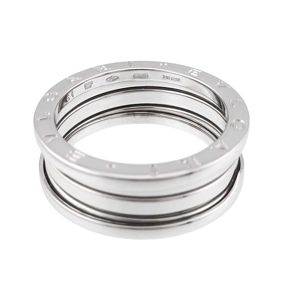 B-ZERO1 3 BAND Ring 18K White Gold 750 Size61 9(US)