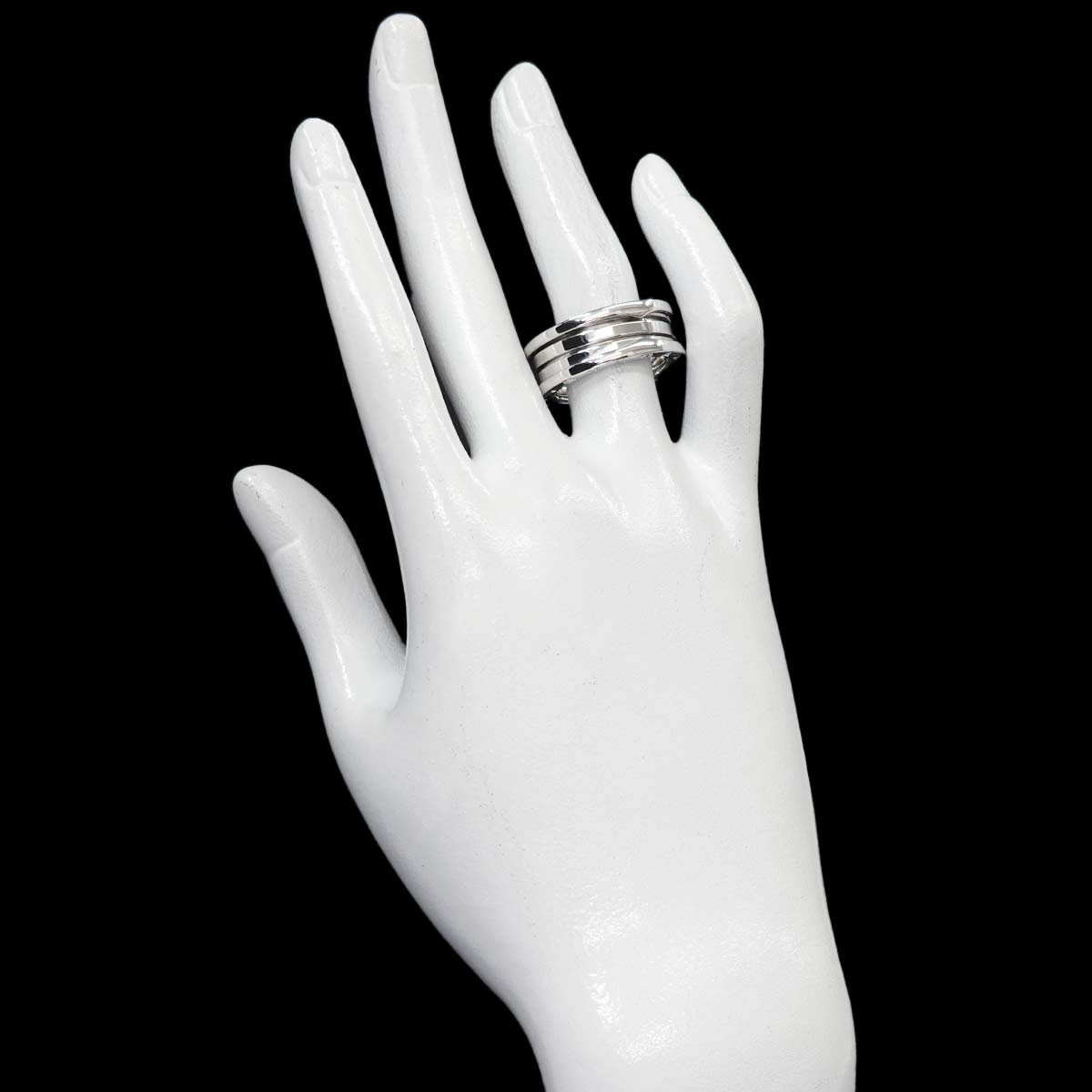 B-ZERO1 3 BAND Ring 18K White Gold 750 Size61 9(US)