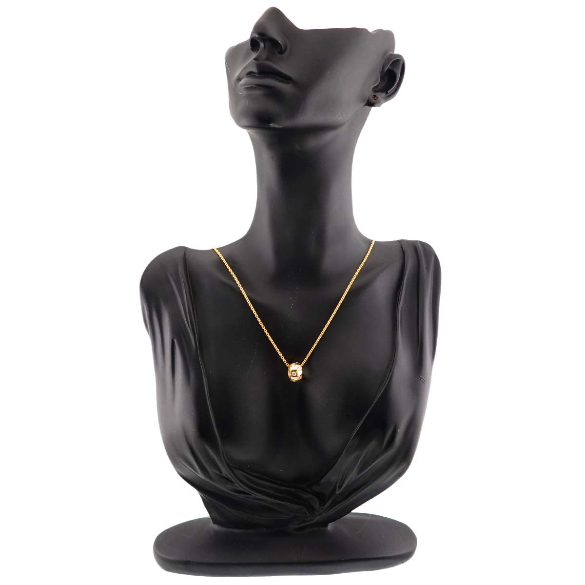 Damier Diamond Necklace 18K YG 750