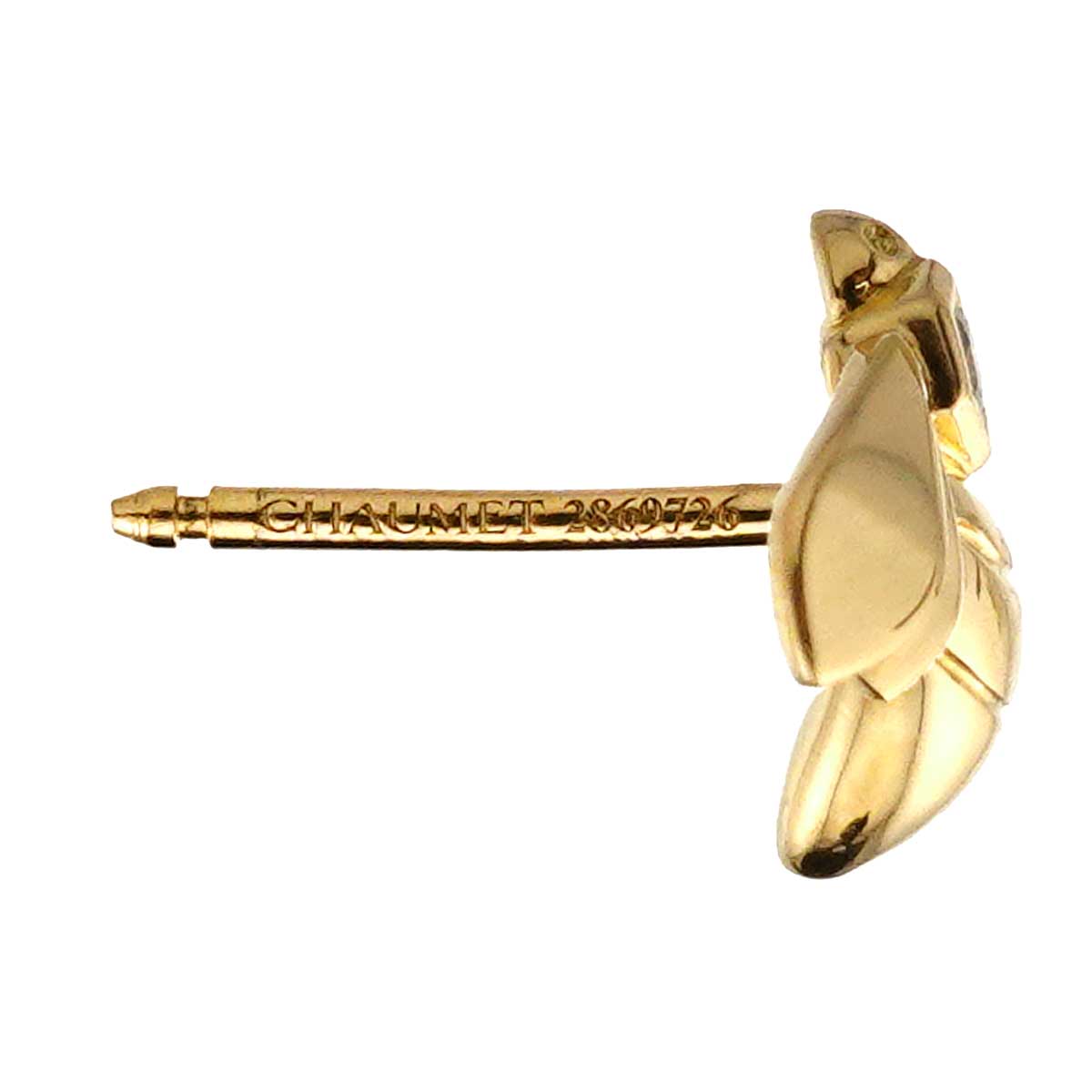 Bee de Diamond Earring Pierced 18K YG 750 One Piece only