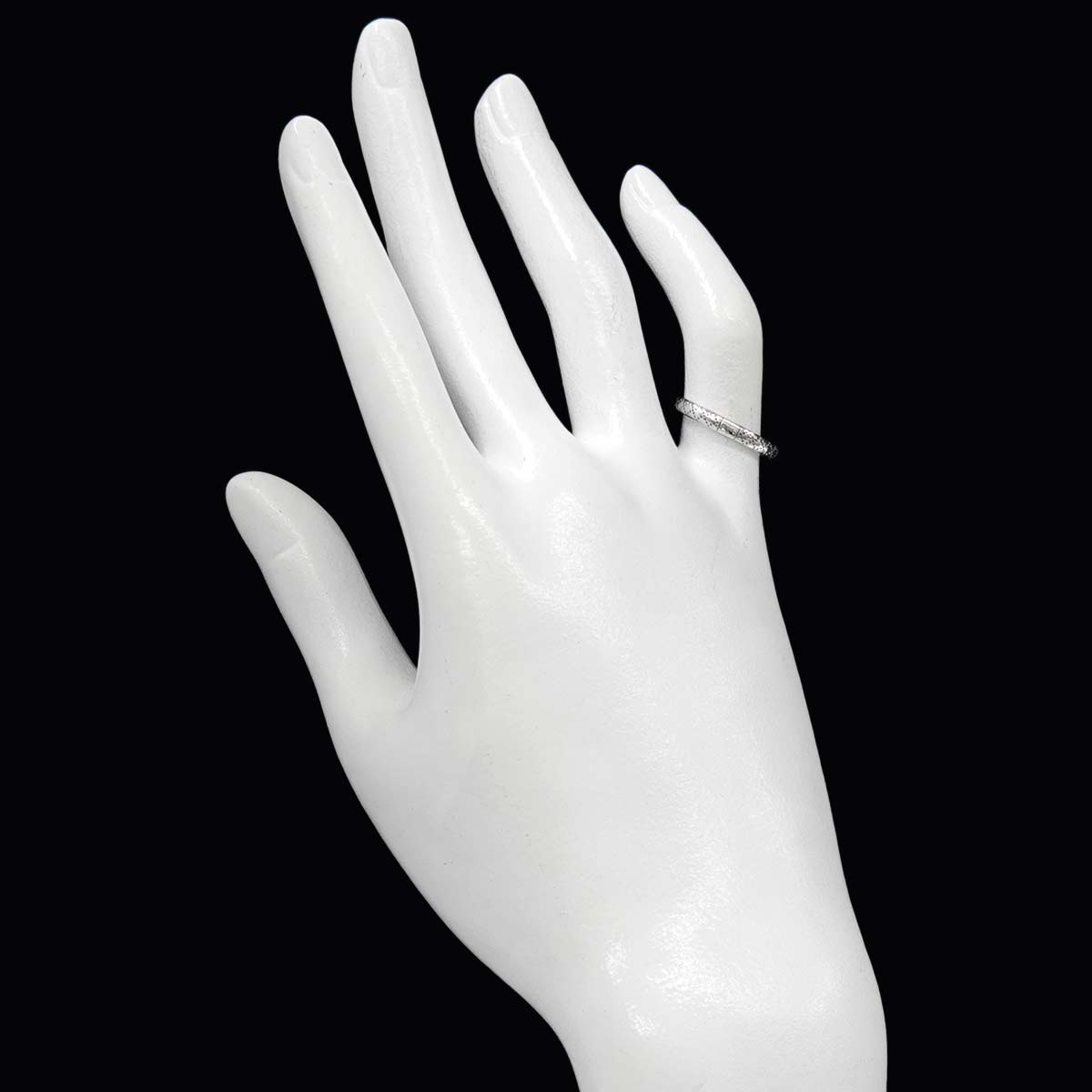 Diamantissima Ring 18K WG White Gold 750 Size9 4.5-4.75(US)