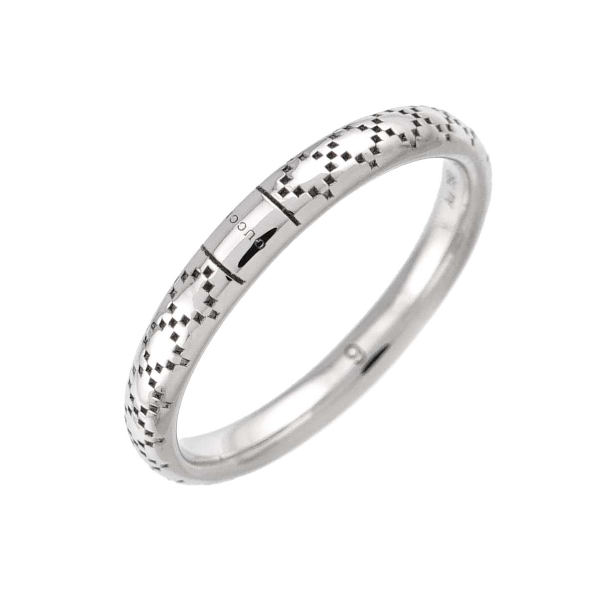 Diamantissima Ring 18K WG White Gold 750 Size9 4.5-4.75(US)