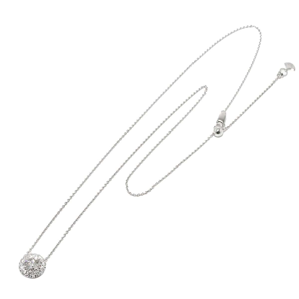 Icon Diamond 0.70ct F/VS1/3EX Necklace 18K WG 750