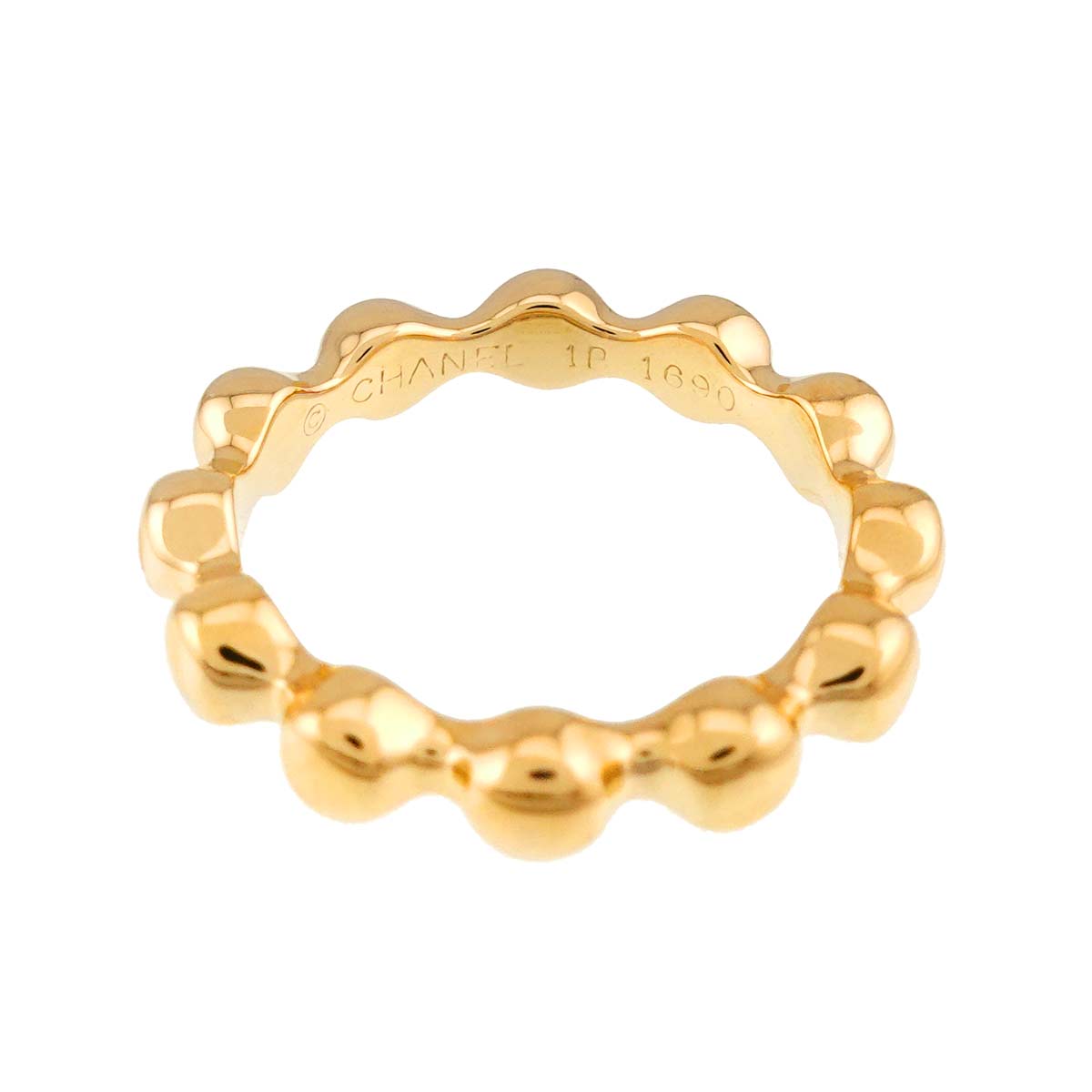 Ring 18K Yellow Gold 750 Size5.5-5.75(US)