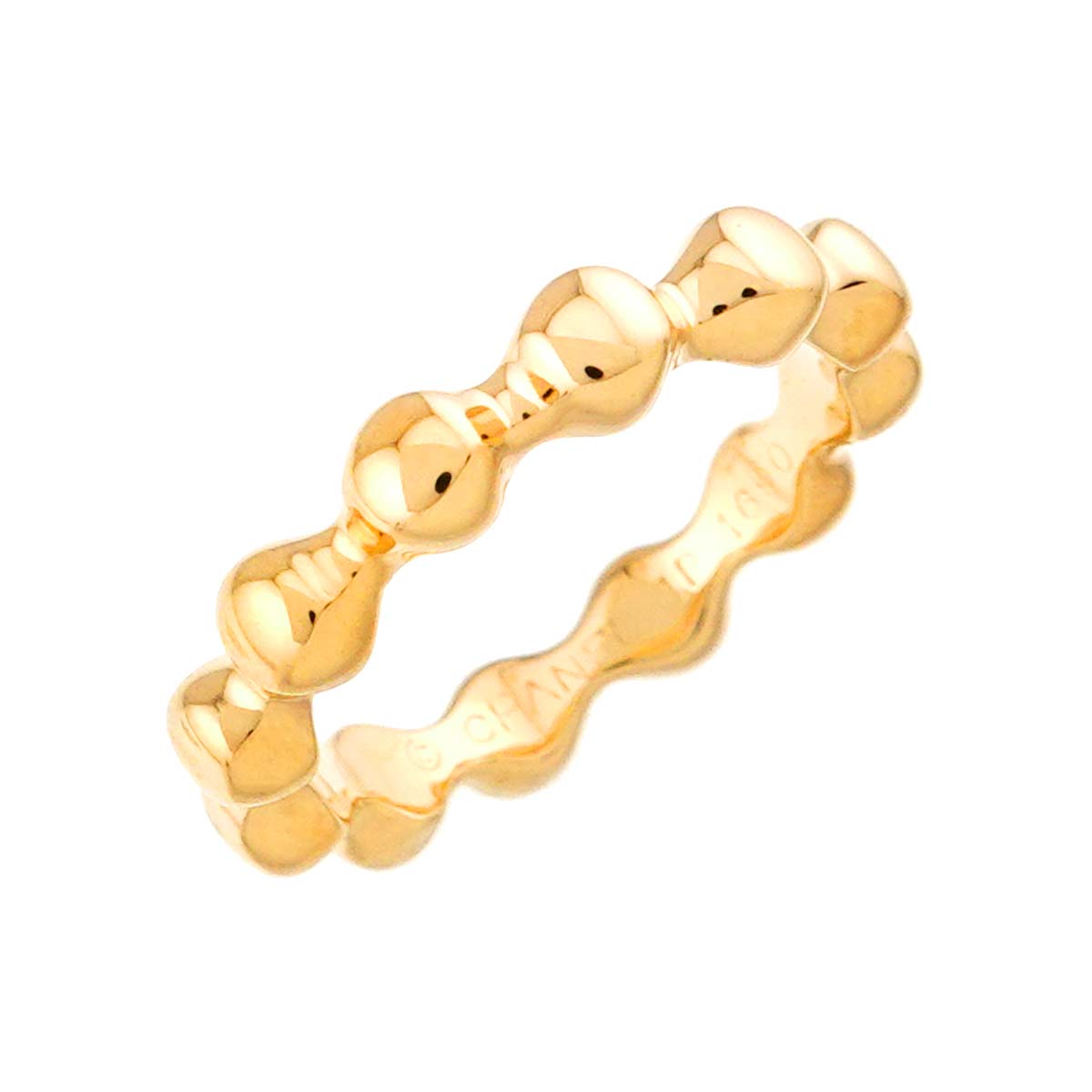 Ring 18K Yellow Gold 750 Size5.5-5.75(US)
