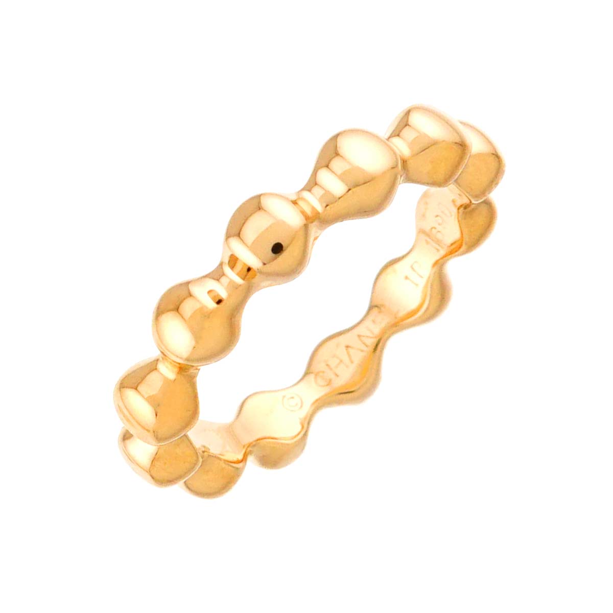 Ring 18K Yellow Gold 750 Size5.5-5.75(US)