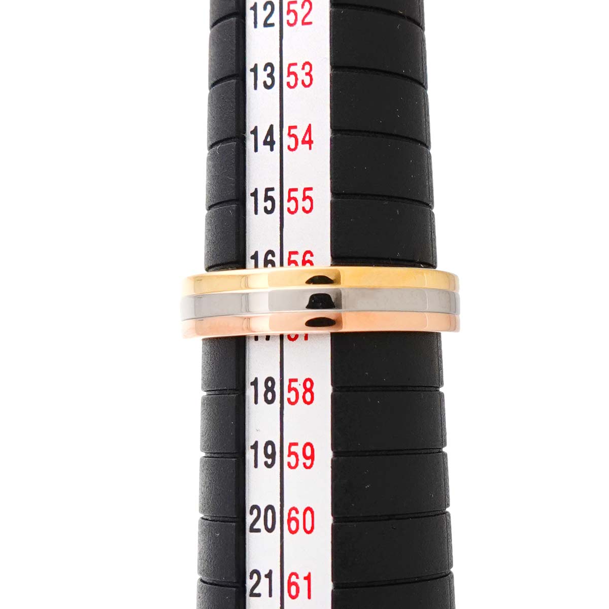 Vendome Ring 18K YG WG PG 750 size57 7.5-7.75(US)