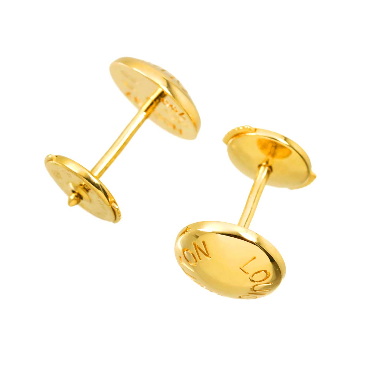 Earrings Pierced 18K YG 750