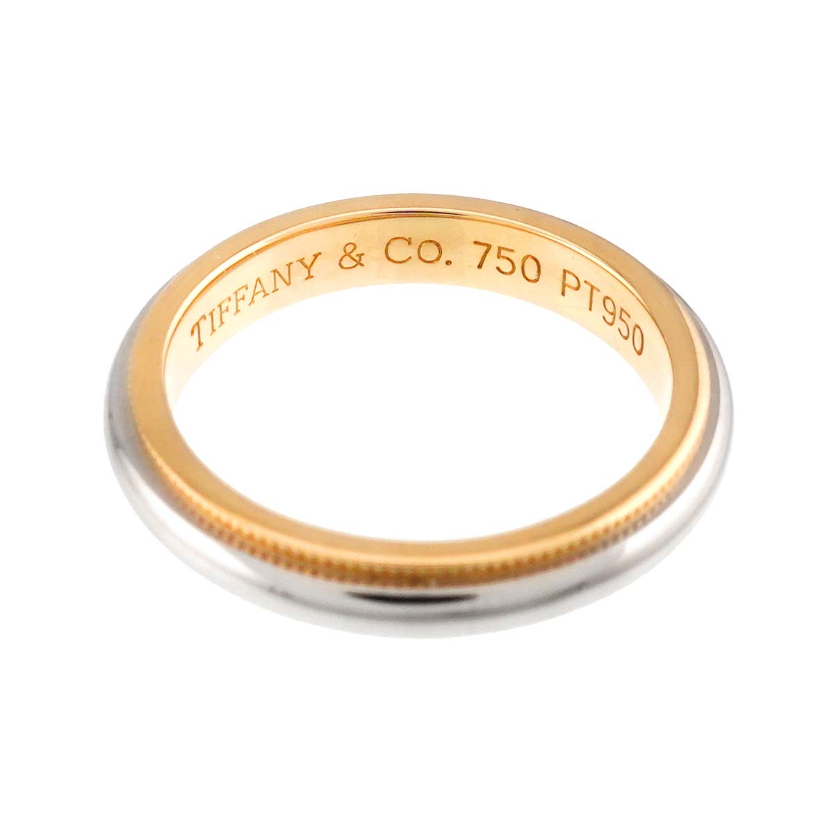 Milgrain Band Ring 18K YG 750 Pt Size4.75-5(US)