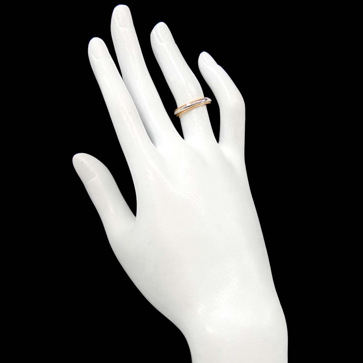 Milgrain Band Ring 18K YG 750 Pt Size4.75-5(US)