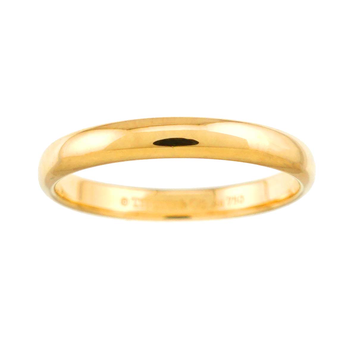 Forever Band Ring 18K Yellow Gold 750 Size9(US)