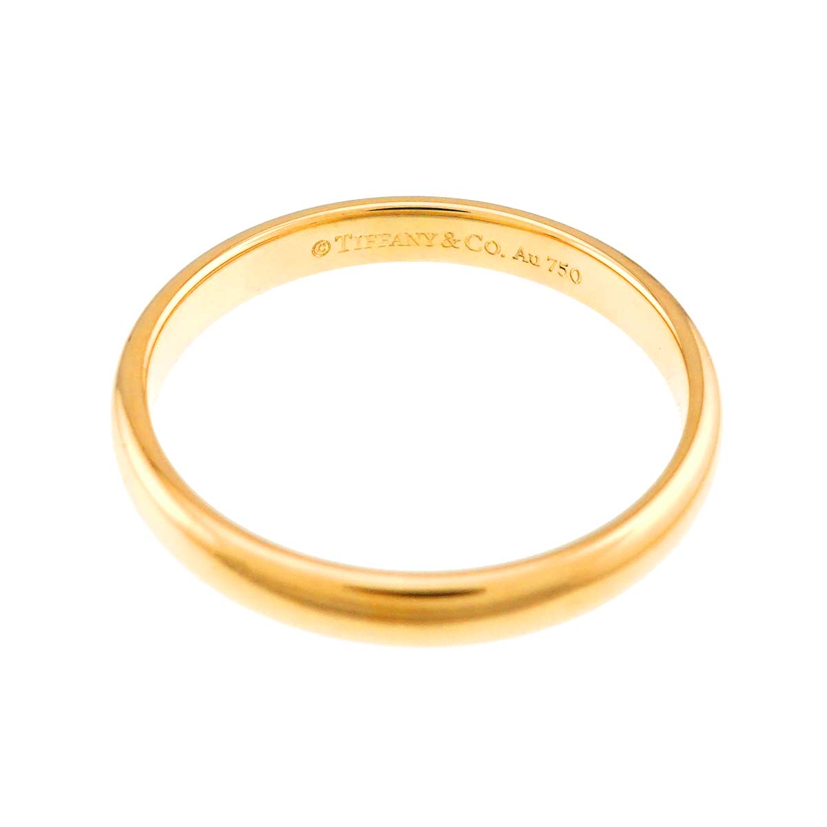 Forever Band Ring 18K Yellow Gold 750 Size9(US)