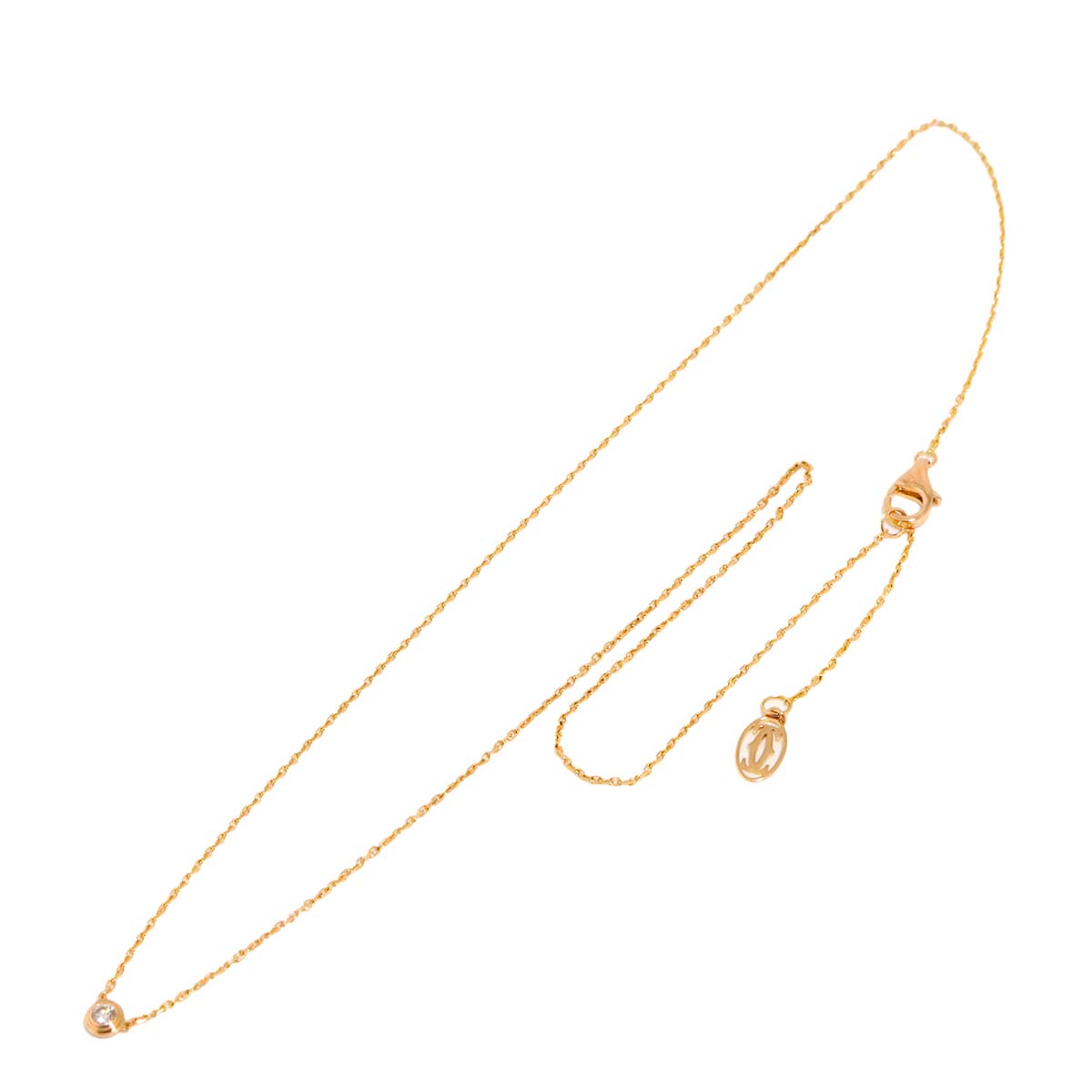 d Amour Diamond Necklace XS 18K Pink Gold 750