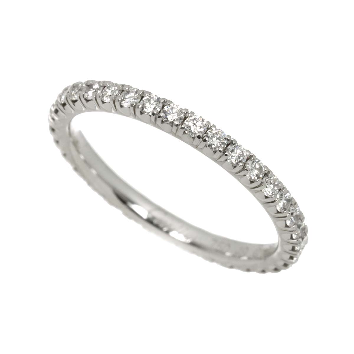 ETINCELLE Full Diamond Ring 18K WG 750 size49 4.75-5(US)