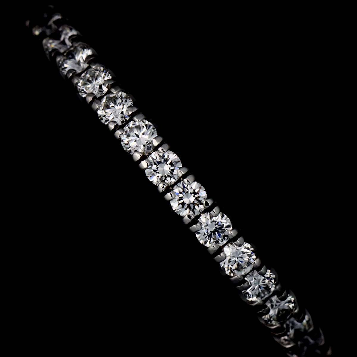 ETINCELLE Full Diamond Ring 18K WG 750 size49 4.75-5(US)
