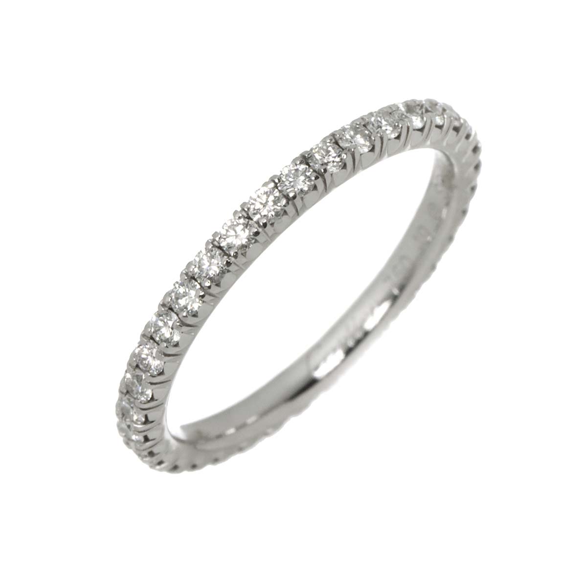 ETINCELLE Full Diamond Ring 18K WG 750 size49 4.75-5(US)