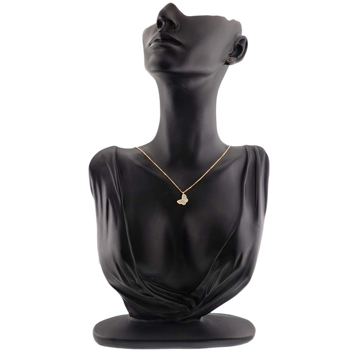 Sweet Alhambra Papillon MOP Necklace 18K YG 750