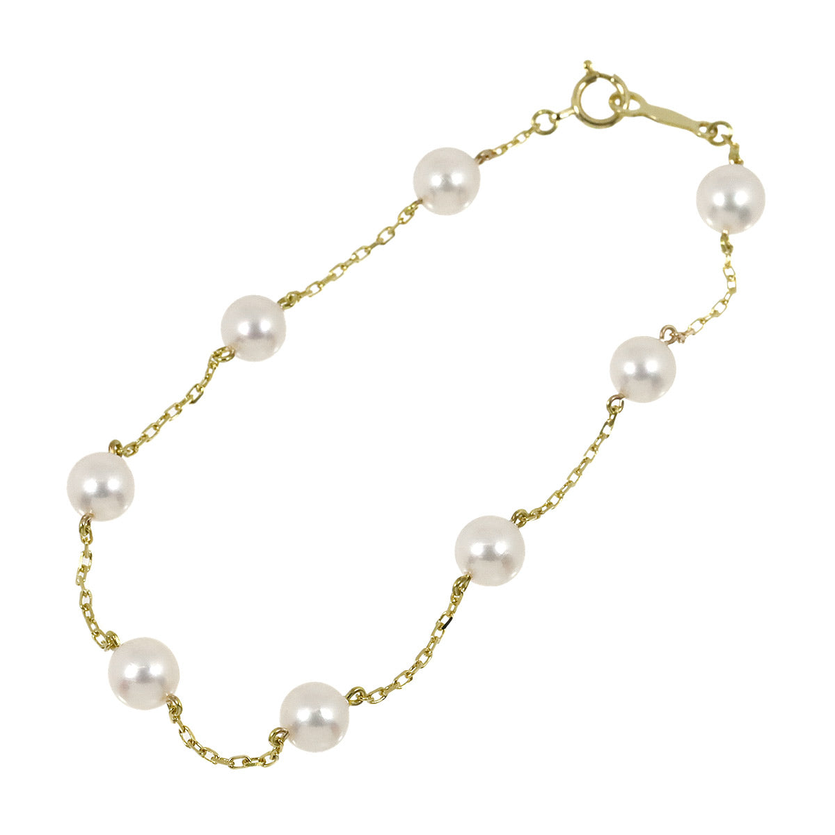 Akoya Pearl 5.8-5.5mm Bracelet 18K YG 750