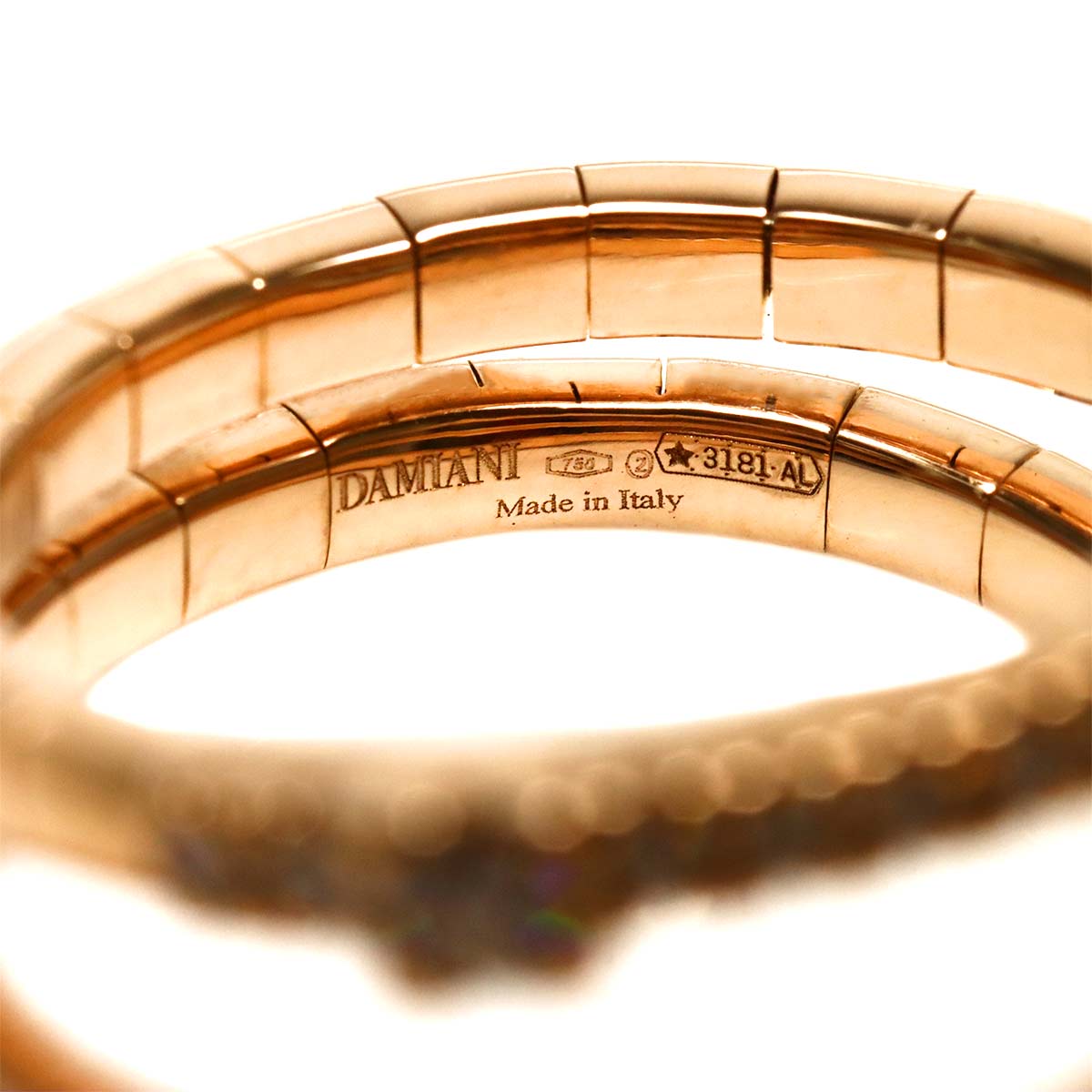 notte di san lorenzo Diamond Ring 18K PG 750 size7.25(US)