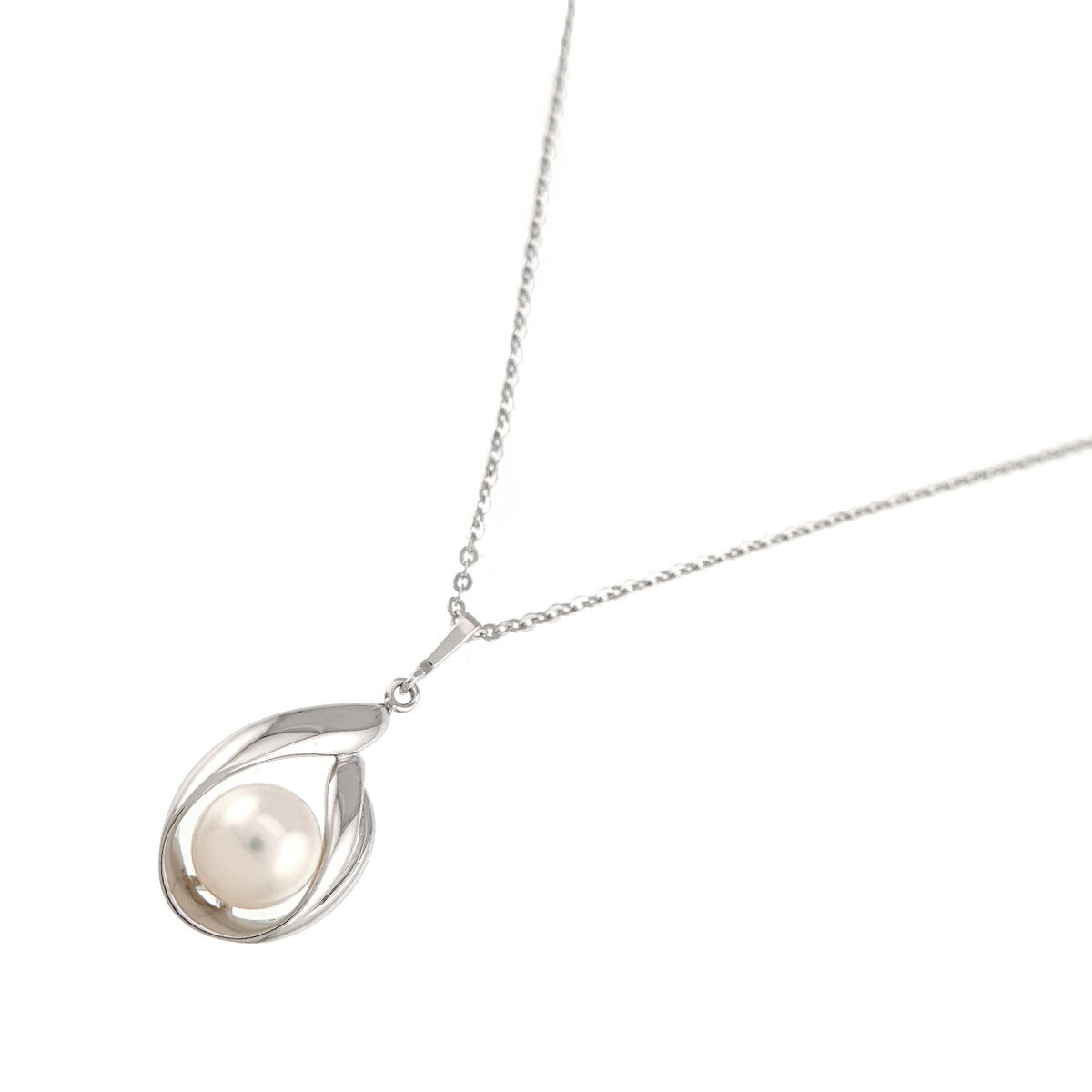 Akoya Pearl 7.0mm Necklace 18K White Gold 750