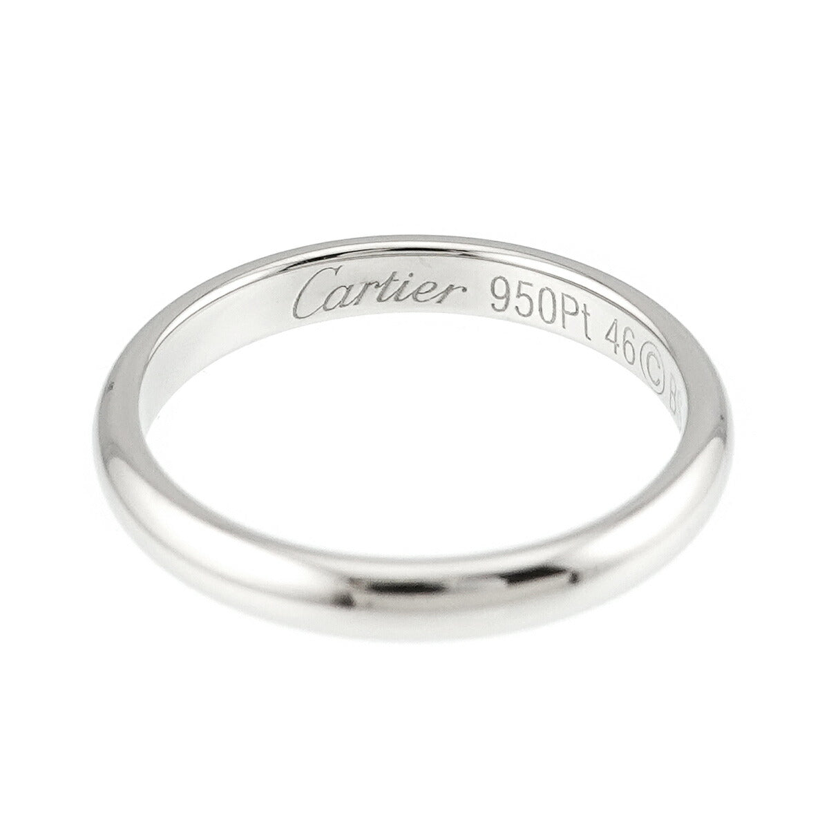 Classic Ring Platinum Size46 3.75(US)