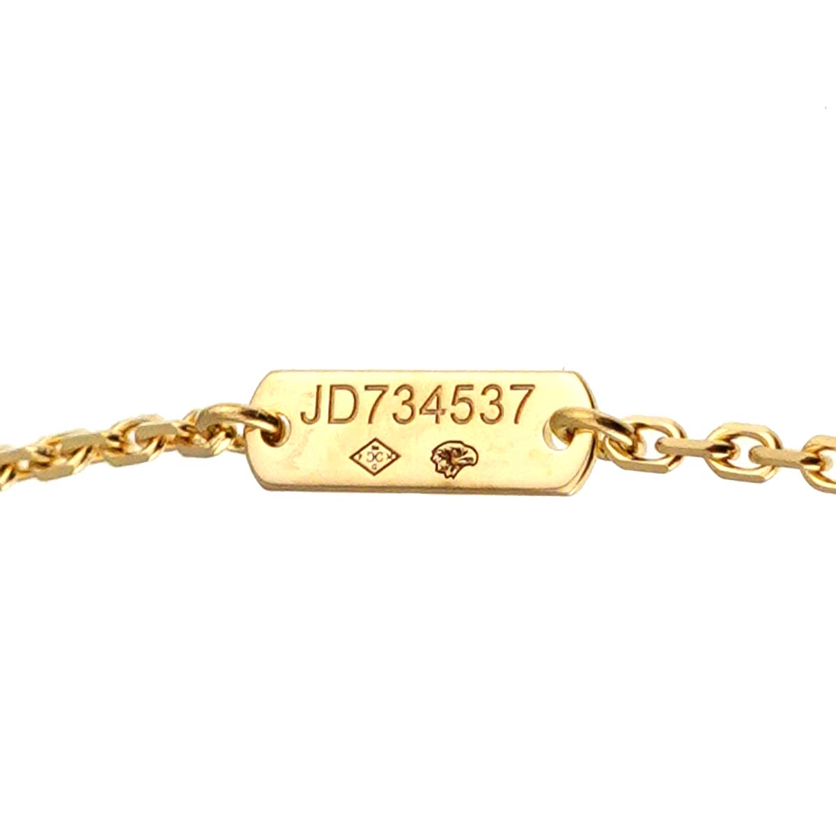 Vintage Alhambra Onyx Necklace 18K YG 750