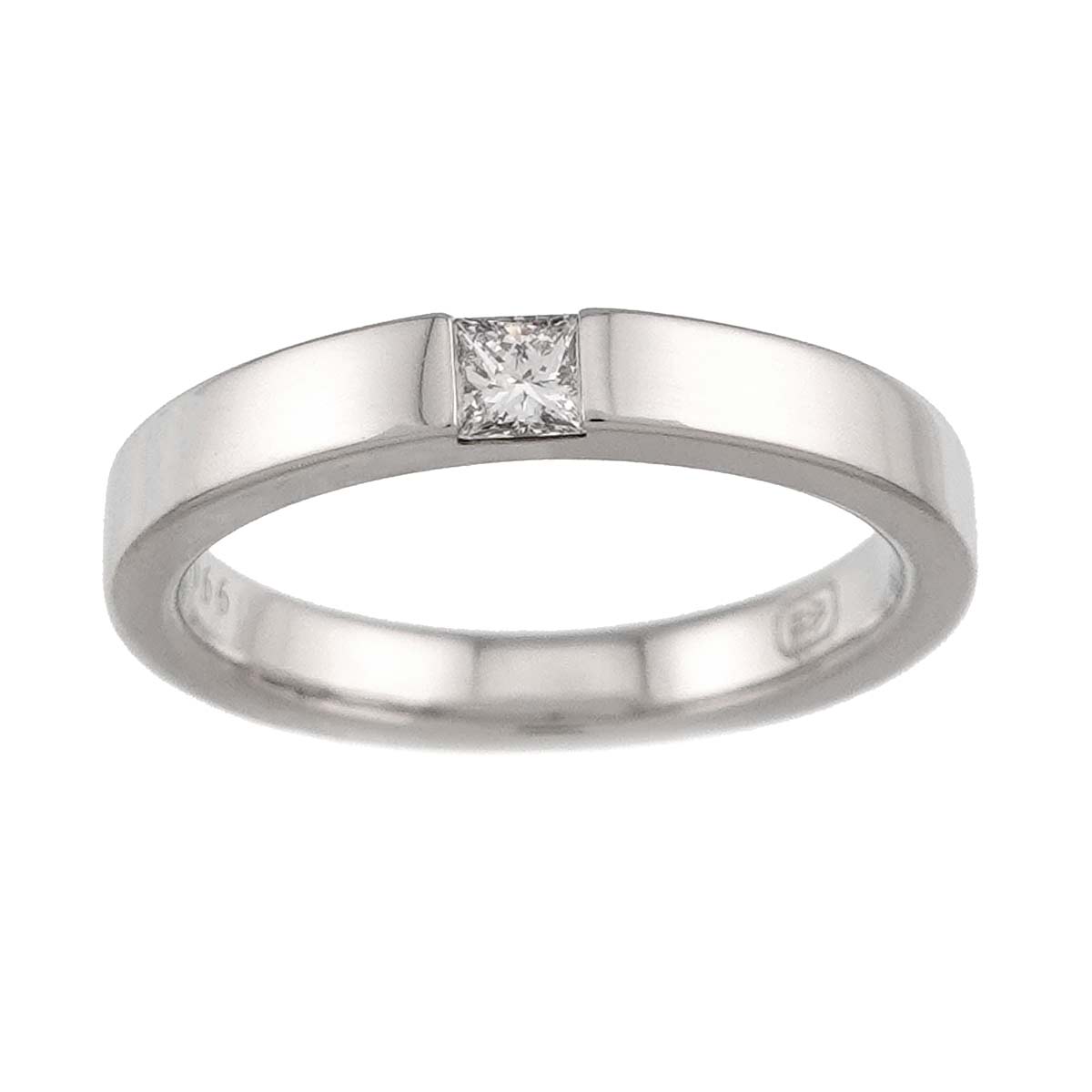 Traffic Diamond Ring Pt Platinum size4(US)
