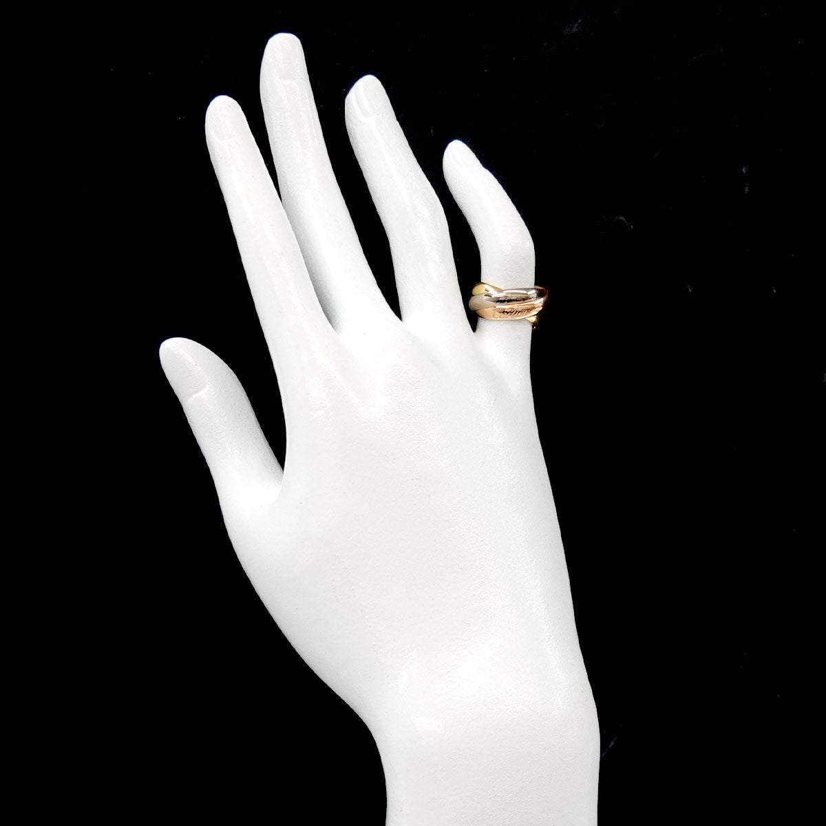 Trinity MM Ring 18K YG WG PG 750 Size46 3.75(US)