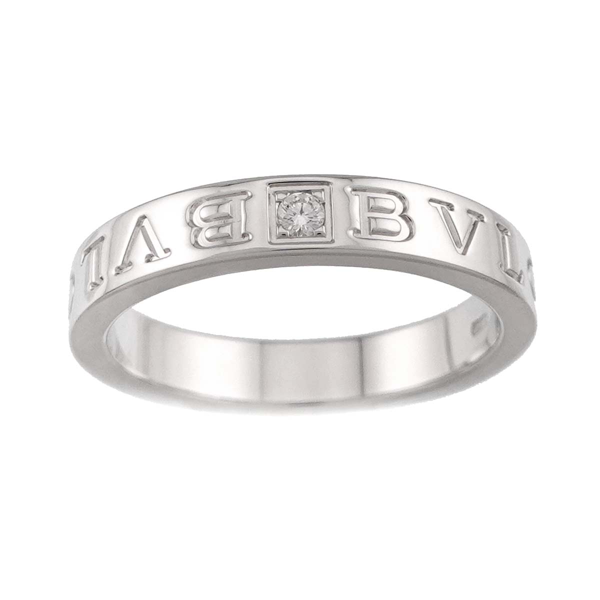 B-ZERO1 Diamond 1P Ring 18K WG 750 size8.25-8.75(US)