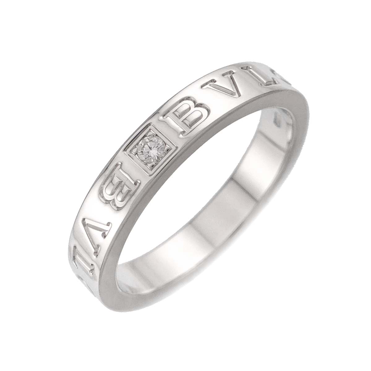 B-ZERO1 Diamond 1P Ring 18K WG 750 size8.25-8.75(US)