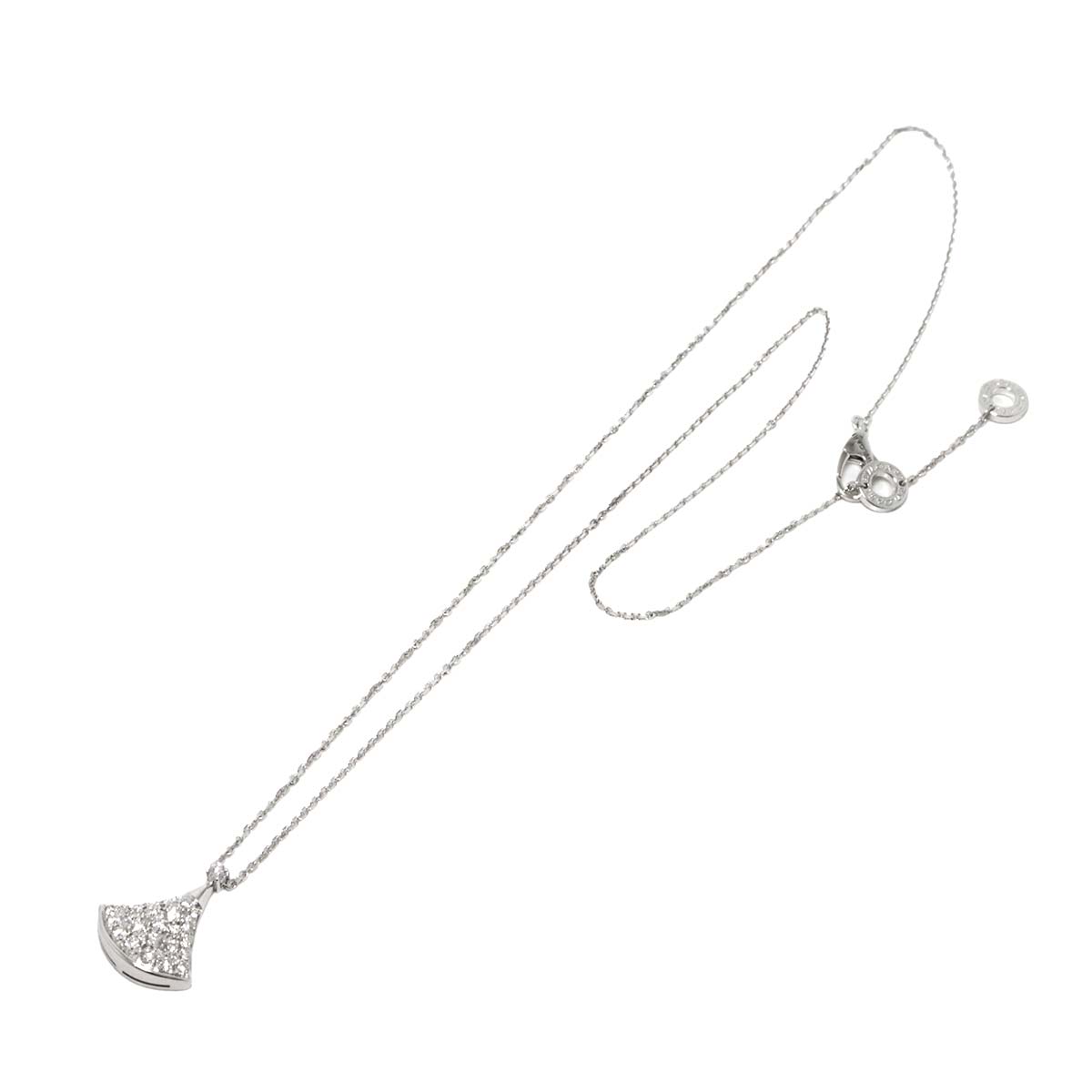 Diva Dream Diamond Necklace 18K White Gold 750