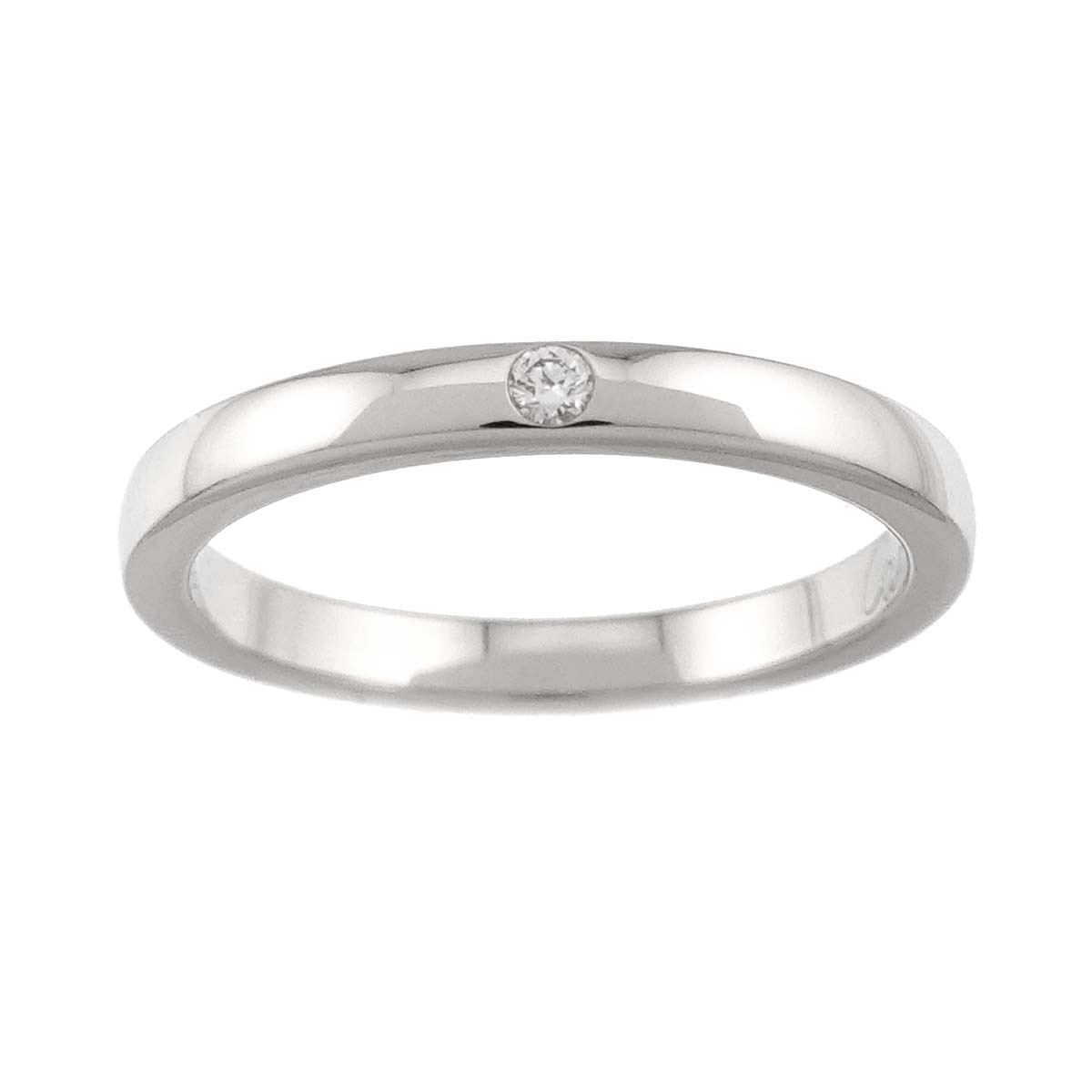Classic Diamond 1P Ring Pt Platinum size47 4(US)