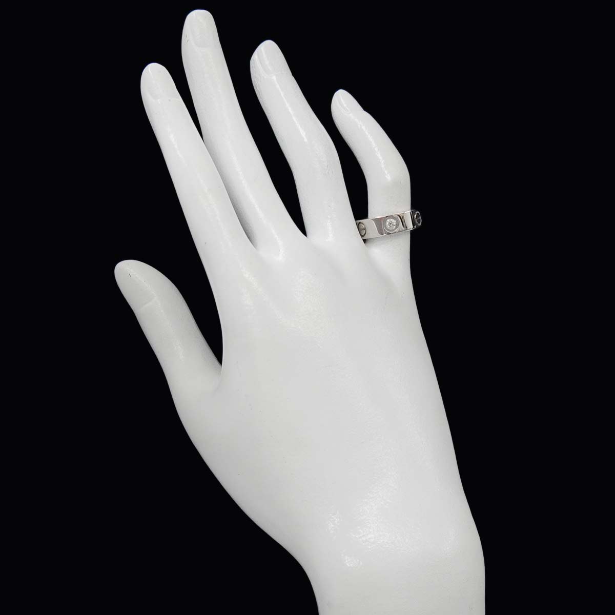 Love Ring Diamond 1P Platinum size48 4-4.5(US)