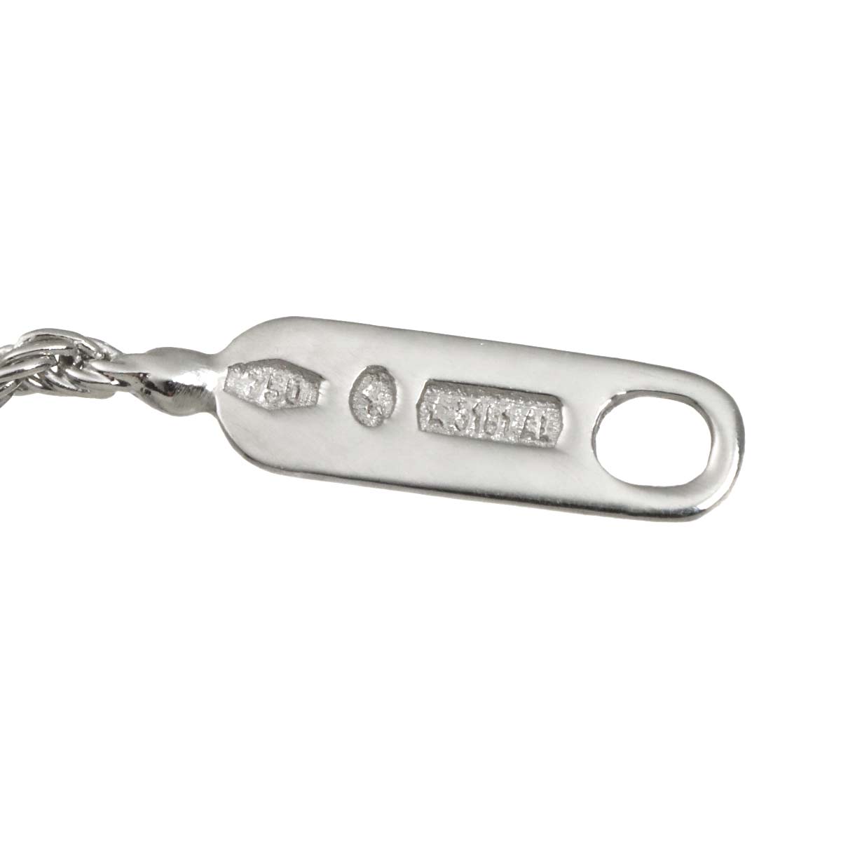 Belle Epoque Diamond Ruby Cross Necklace XS 18K WG 750