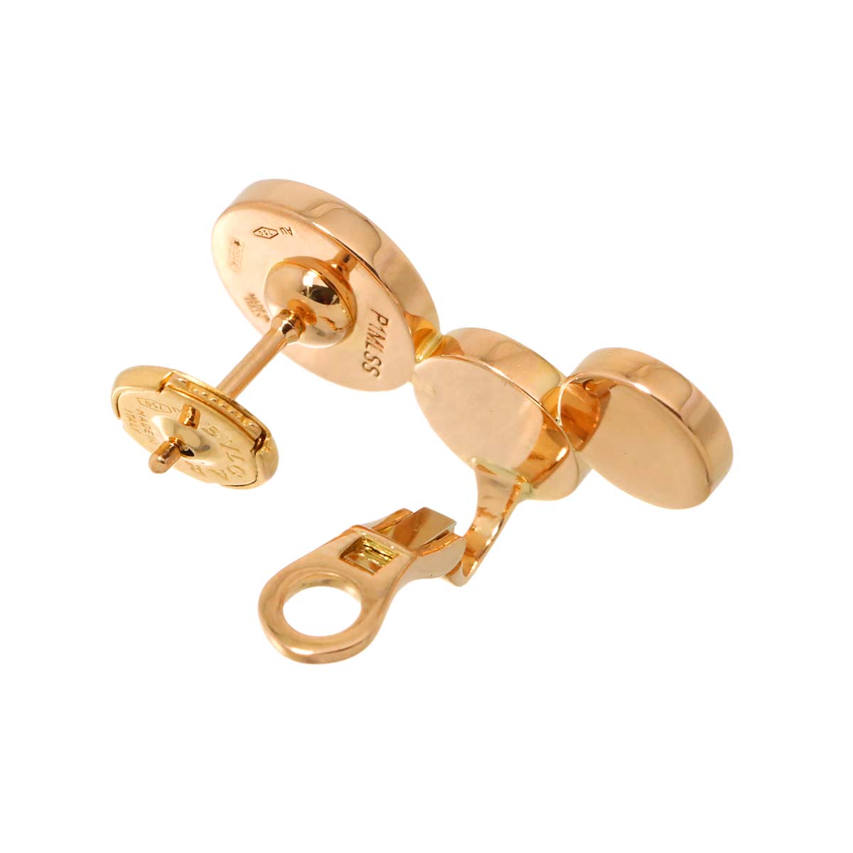 BVLGARIBVLGARI Multi Stone Earring 18K PG 750 One Piece only